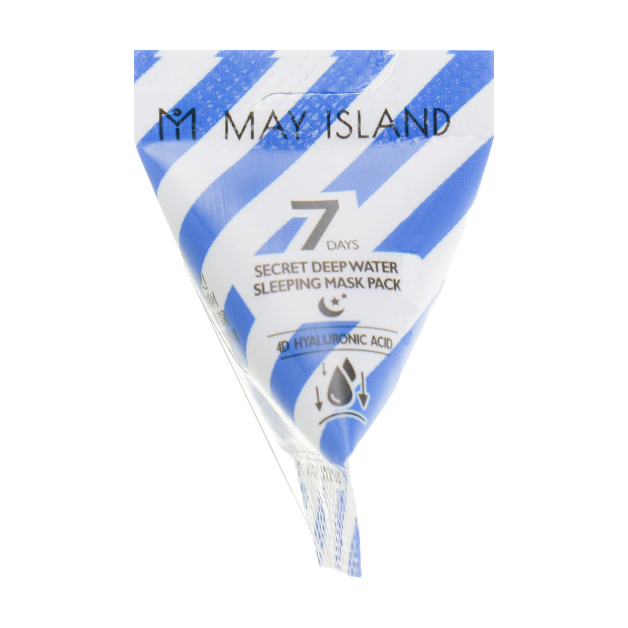 Нічна маска для обличчя May Island 7 Days Secret Deep Water Sleeping Mask Pack зволожувальна, з гіалуроновою кислотою, 5 мл